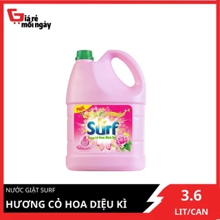 Nước giặt Surf Can Hồng 3.6Kg