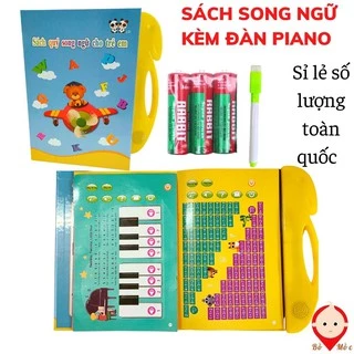 Sách Nói Điện Tử Song Ngữ Thông Minh Cho Bé Học Tốt Tiếng Anh, Có Tặng Kèm Pin Và Bút  - Shop Bố Mốc