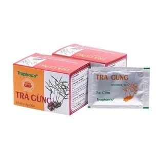 Trà gừng ấm bụng, giải cảm lạnh Traphaco ( hộp 20 gói )