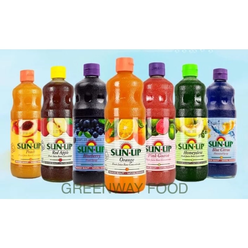 Nước ép trái cây cô đặc Sun-Up các vị chai 750ml