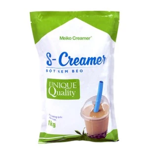 Bột sữa SCreamer gói 1kg/ bột kem béo S Creamer nhãn xanh, vàng. Nguyên liệu pha chế trà sữa