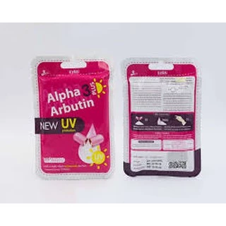 Viên Bột Kích Trắng & Chống Nắng ALPHA ARBUTIN 3 Plus NEW UV 10 Viên/Gói - Thái Lan