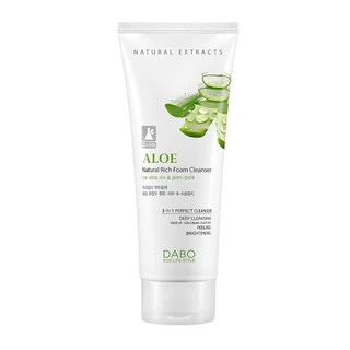 Hàng Chính Hãng- Sữa Rửa Mặt Lô Hội Trắng Da ALOE dabo Cao Cấp 60ml/ Tuýp