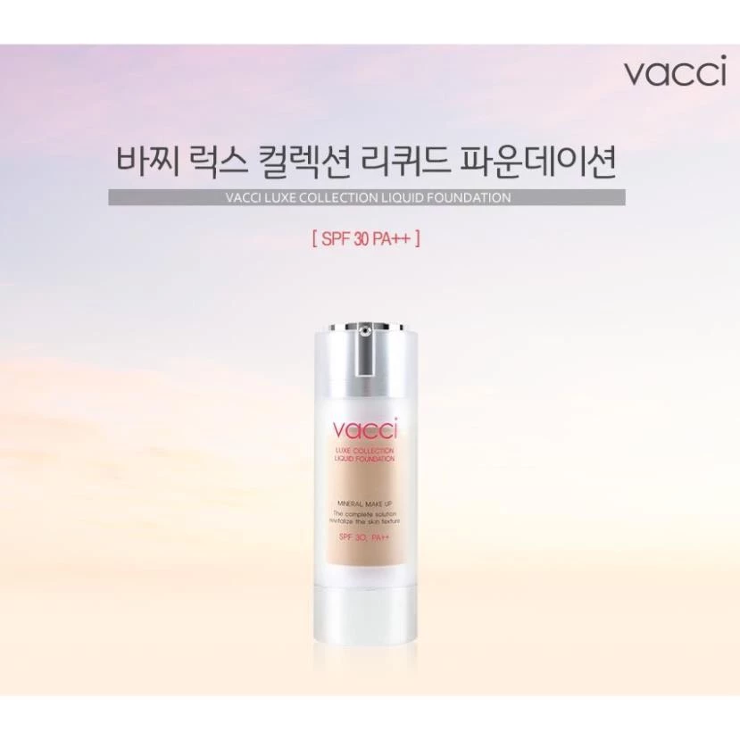 Kem Nền Trang Điểm Vacci Liquid Foundation