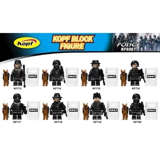 Bộ Đồ Chơi Lắp Ráp Lego KF6067 KF713 SWAT