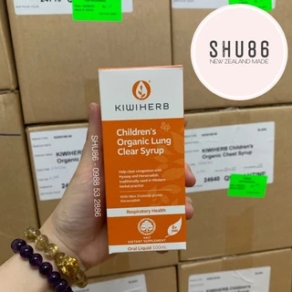 [SHU86] Kiwiherb Children’s Lung Clear Syrup của New Zealand - Siro long đờm, bổ phổi cho bé