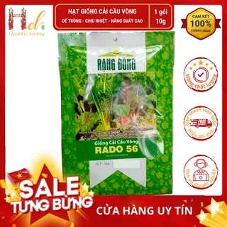 Hạt Giống Cải Cầu Vòng Dễ Trồng, Giàu Dinh Dưỡng 10gr - Rạng Đông