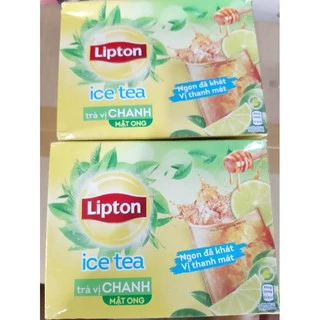 1 hộp trà Lipton chanh hòa tan 224g ( 16 gói x 14g)