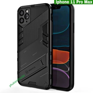 Ốp lưng Iphone 11 Pro Max / 13 Pro Max / 12 Pro Max / 14 Pro Max / Xs Max / 15 Pro Max Iron Man Ver 2 chống sốc giá đỡ