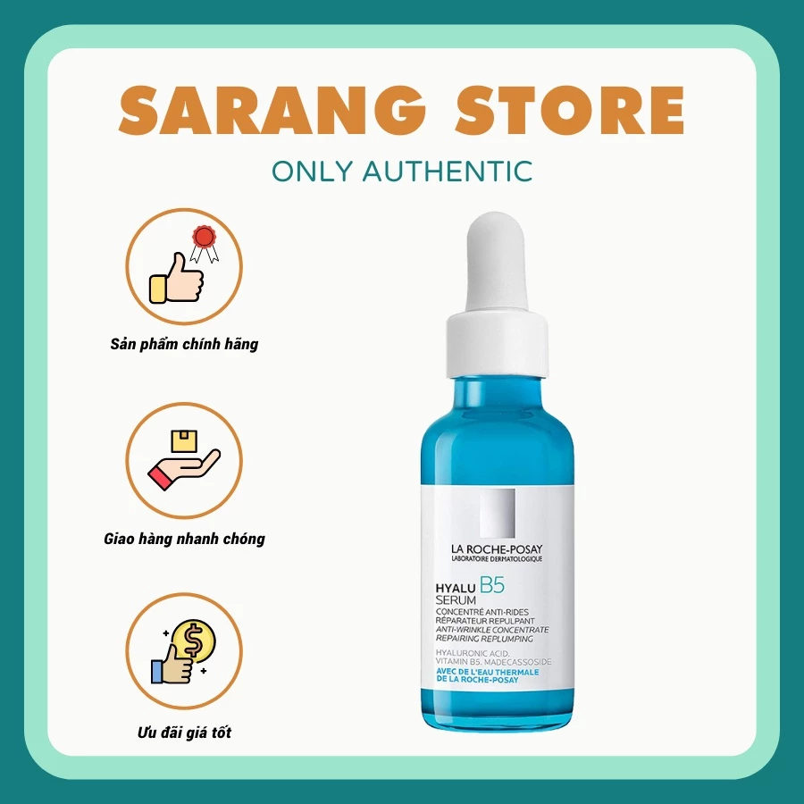 Dưỡng chất Hyalu B5 Serum La Roche Posay giúp hỗ trợ quá trình tái tạo da 30ml [Sarang Store]