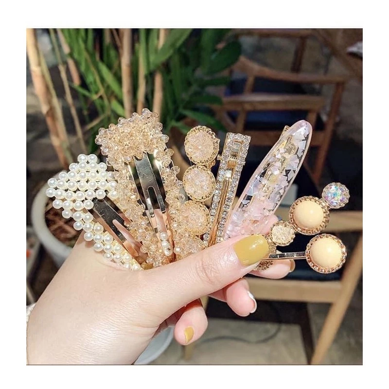 Set 5 món đa năng( cặp tóc - kẹp tóc - cài áo) - Combo 5 kẹp tóc siêu xinh- Vỉ 5 kẹp tóc cao cấp