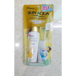 Sữa chống nắng dưỡng trắng cho da dầu Sunplay Skin Aqua Clear White SPF 50, PA++++ 25g