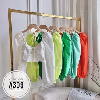 Bigsize Áo dây cột A309