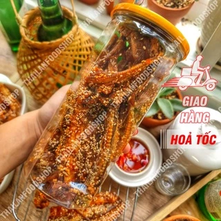 Khô Cá Khoai Sate Mè Ram Giòn Lon 250Gram