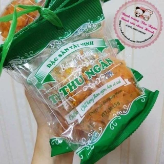 Bánh tráng Thu Ngân màu xanh 1 xâu 12 bịch