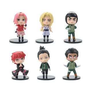 Mô hình để bàn 6 nhân vật Naruto phong cách ChiBi cao 11cm - NTR04B