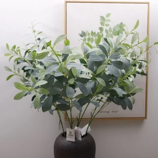 Cây Giả Cây Ô Liu 🌺 Cành Lá Bạch Đàn Dài 98cm