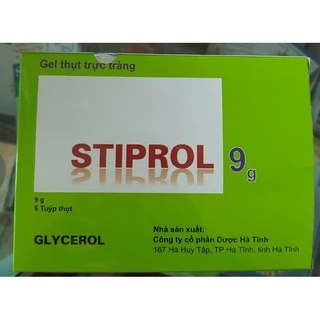 Gel thụt trực tràng Stiprol 3g và 9g hộp 6 tuýp thụt