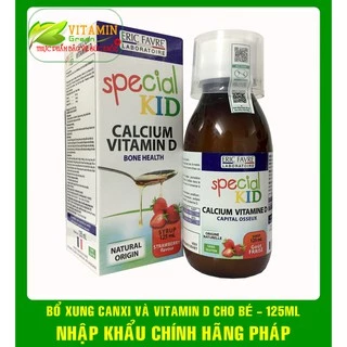 SPECIAL KID CALCIUM VITAMIN D BỔ SUNG CANXI-VID D CHO BÉ 125ML | NHẬP KHẨU CHÍNH HÃNG PHÁP