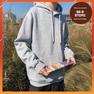 [ THỜI_TRANG_HÈ ] Áo Khoác Hoodie Nỉ Unisex Màu Xám Trơn Cực Đẹp