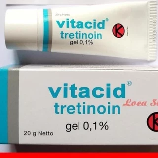 [Chính Hãng] Tretinoin Vitacid 0.1%, 0.05%, 0.025% - (Dạng Gel) hỗ trợ giảm mụn, chống lão hóa da.