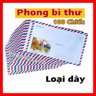 Tập 100 Chiếc phong bì thư , phong bao , phong thư [ Hàng Loại 1 Rất dày dặn]