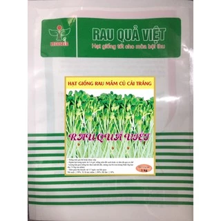 Hạt giống mầm củ cải trắng - HẠT TO - gói 1KG