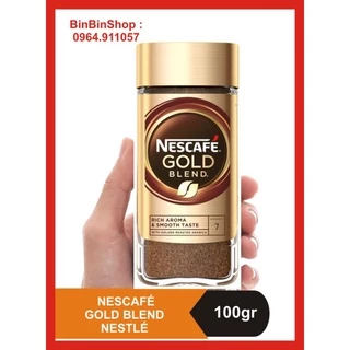 Cà Phê Arabica nguyên chất hoà tan Nescafé Gold Blend 100gram - Nestlé