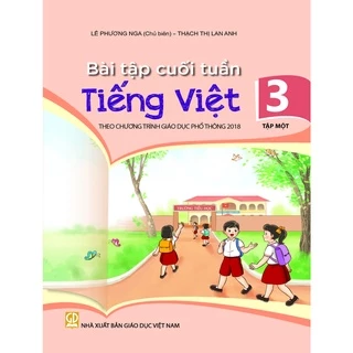 Sách - Bài tập cuối tuần Tiếng Việt lớp 3 tập 1 (HEID)