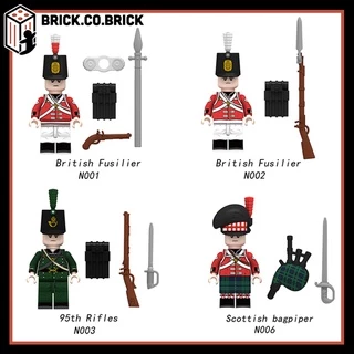 Mô Hình Lính Anh Quốc Đồ chơi Lắp Ráp Military Army Btitish Soldier Minifigure World War N001