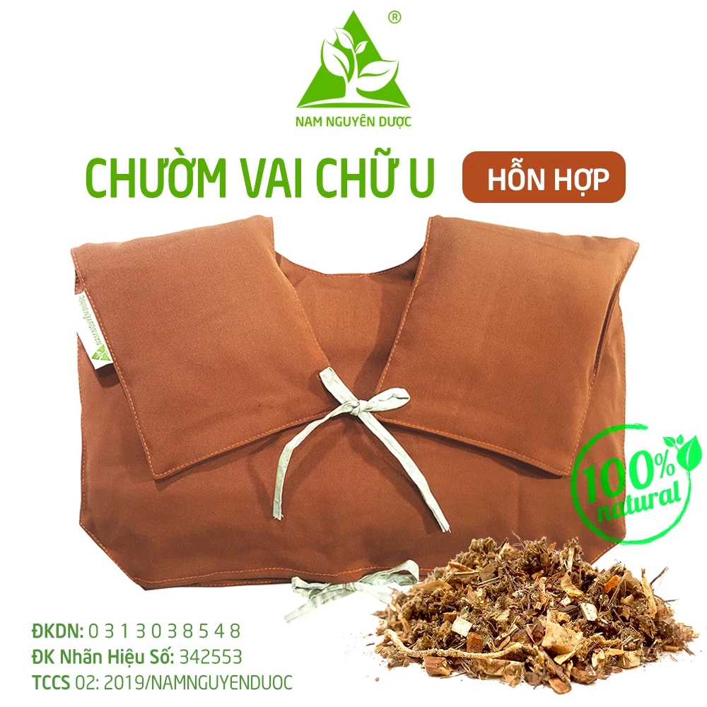 Túi Chườm Vai Dược Hỗn Hợp NAM NGUYÊN DƯỢC Làm nóng bằng Vi sóng, Giảm đau cổ vai gáy