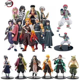 Anime Demon Slayer Hình Kimetsu No Yaiba Kibutsuji Muzan Kamado Tanjirou Nezuko Agatsuma đồ chơi 16-18cm