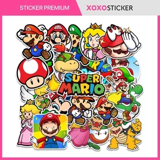 Sticker Super Mario Chống Nước - Sticker Dán Laptop, Điện Thoại, Đàn Guitar, Mũ Bảo Hiểm, Vali