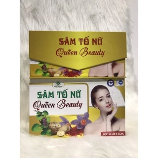 Sâm tố nữ QUEEN BEAUTY _ Giúp cân bằng nội tiết tố nữ, cái thiện làn da thâm sạm, nám, tàn nhang