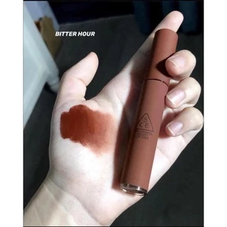 Son kem 3CE velvet lip tint #Bitter Hour #nâu ca cao đậm