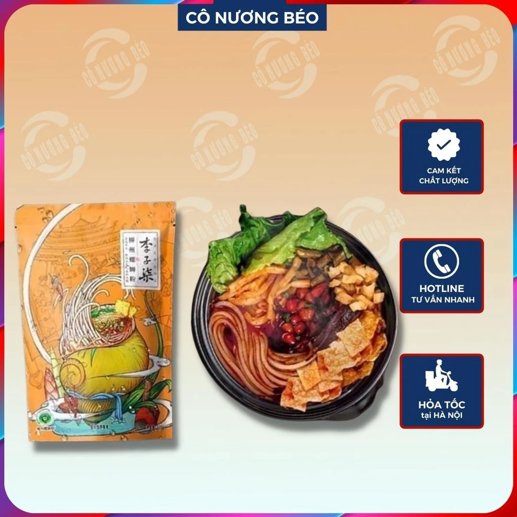 Bún ốc Liễu Châu Lý Tử Thất gói to 340g - Đồ ăn vặt cô nương béo