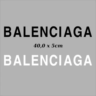 Hình ủi nhiệt - hình chữ BALENCIAGA in dọc thân áo