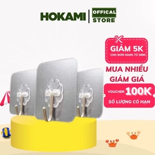 Móc dính tường cao cấp , chịu lực , trong suốt - 1 cái - HOKAMI Store