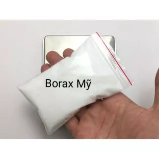 Borax Mỹ/USD đóng túi Zip Nguyên liệu làm Slime 50gr, 100gr