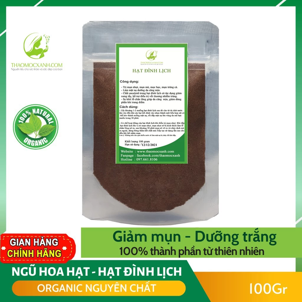 100GR Ngũ hoa hạt nguyên chất Ogatic_vn ( hạt ngũ hoa, hạt đình lịch ) - Handmade