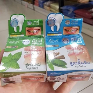 Kem Trắng Răng Thảo Dược Derich Herbal Toothpaste Thái Lan 25gram