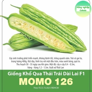 Hạt Giống Khổ Qua Thái Trái Dài (MOMO126) 5 Hạt