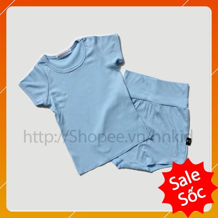 [FREESHIP-50K] Bộ Cotton Thun Lạnh Cạp Cao Siêu Mềm Mịn Cho Bé Trai Bé Gái