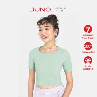 Áo Thun JUNO Crop Top Cut Out Lưng JNATH022