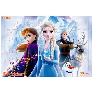 Bộ tranh xếp hình 35 mảnh - NÀNG FROZEN ( bé từ 2 - 6 tuổi )