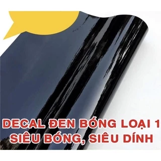 Decal màu đen bóng loại dày Chuyên dán đổi màu ô tô, xe máy laptop