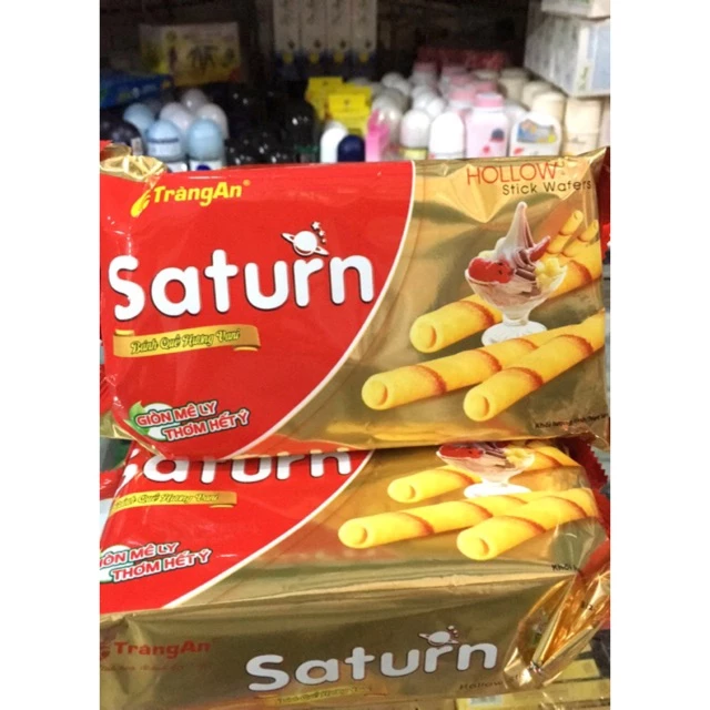 Bánh quế không nhân hương vani Saturn 60g