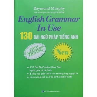 Sách 130 Bài Ngữ Pháp Tiếng Anh English Grammar In Use ( Đen Trằng )