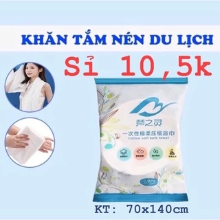 KHĂN TẮM NÉN DU LỊCH 70x140cm