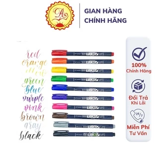 Bút brush bút mài thầy Ánh Fudenosuke luyện viết calligraphy - 1 chiếc